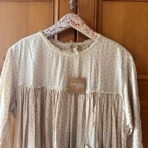 Magnolia Pearl Ivory Floral Top